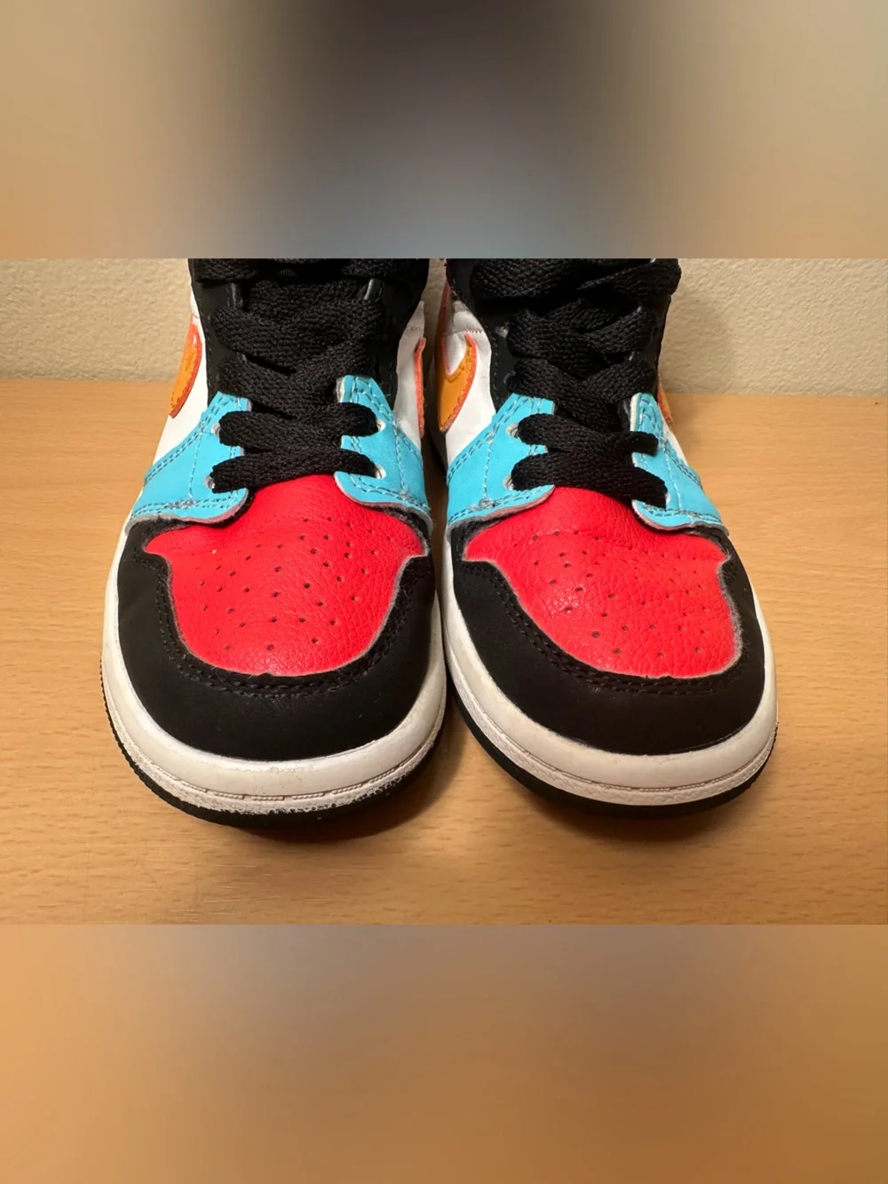 Jordan 1 Mid Bred Multi-Color Little Kids Shoes Size 11C